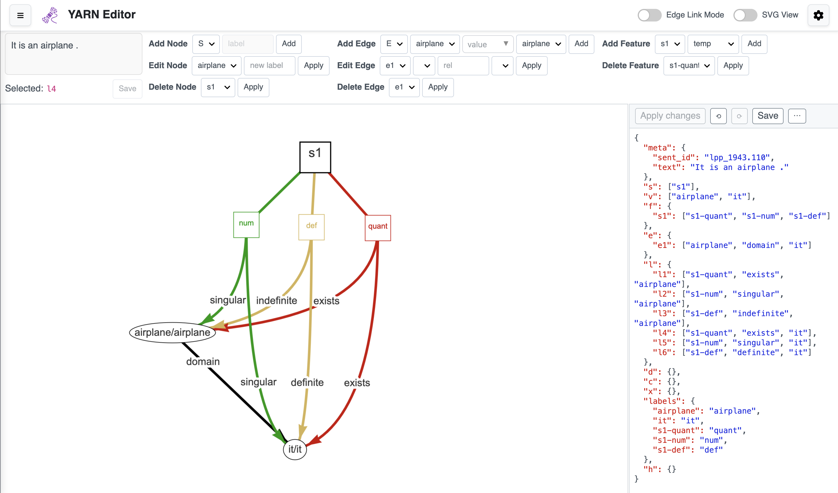 Graph Editor workspace